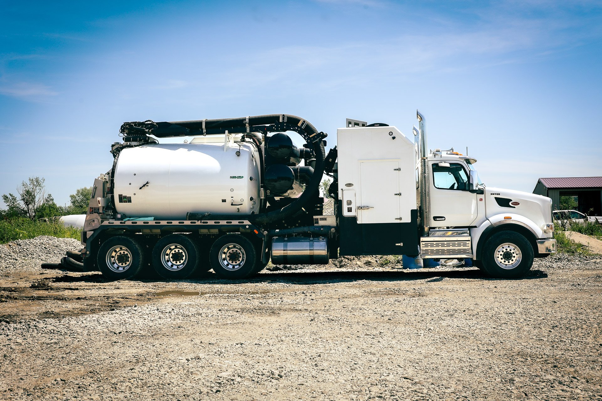 Hydrovac Supply Truck